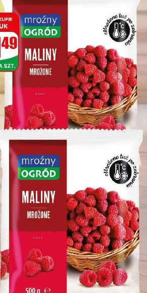 Maliny mrożone Mrożny Ogród