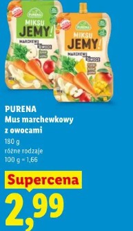 Purena Mus marchewkowy z owocami