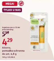 Alterra, pomadka ochronna do ust