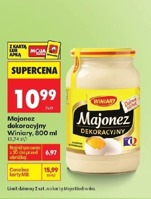 Majonez dekoracyjny Winiary