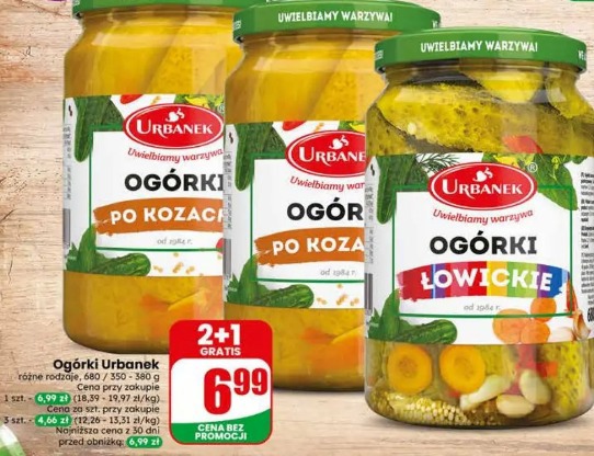Ogórki Urbanek łowickie