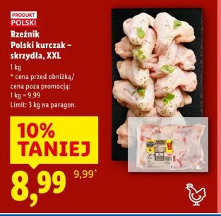 Rzeźnik Polski kurczak - skrzydła, XXL