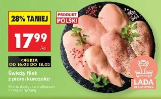Świeży filet z piersi kurczaka