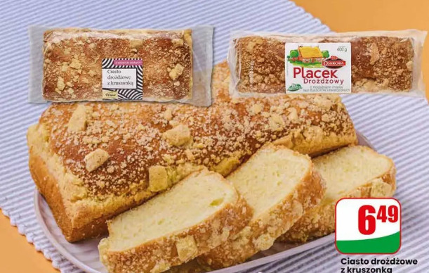 Ciasto drożdżowe z kruszonką