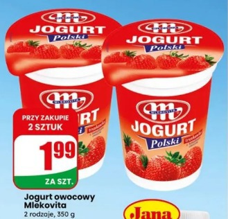 Jogurt owocowy Mlekovita