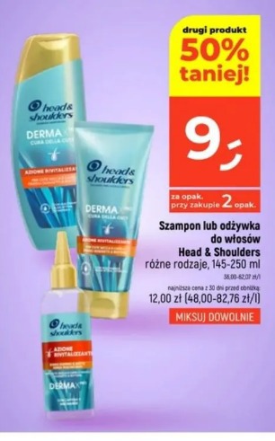 Szampon lub odżywka do włosów Head & Shoulders