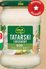 Sos tatarski chrzanowy Smak