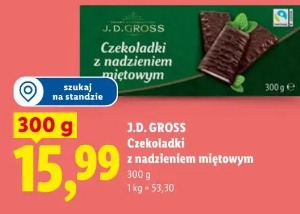 J.D. Gross Czekoladki z nadzieniem miętowym