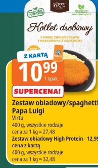 Zestaw obiadowy/spaghetti Papa Luigi Virtu