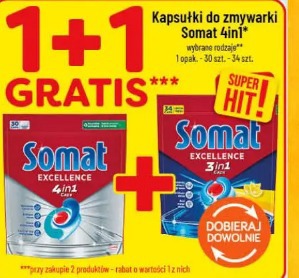 Kapsułki do zmywarki Somat 4in1