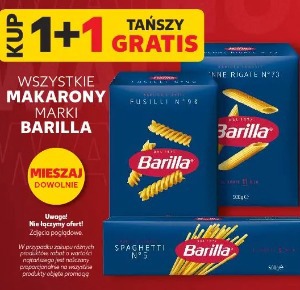 Wszystkie makarony marki Barilla
