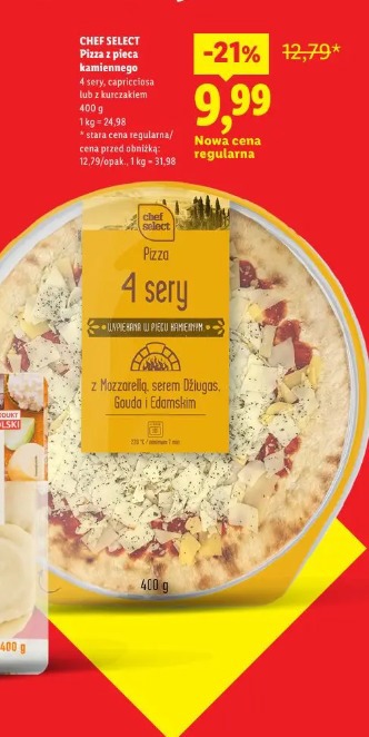 Chef Select pizza z pieca kamiennego