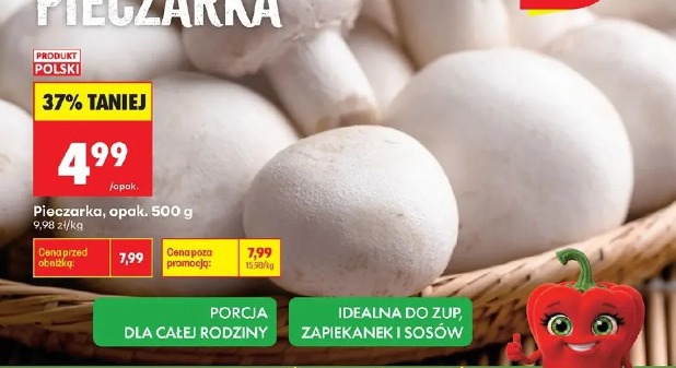 Pieczarka, opak. 500 g