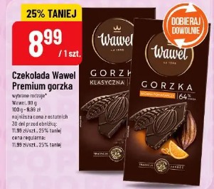 Czekolada Wawel Premium gorzka