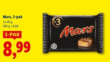 Mars, 3-pak