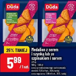 Medalion z serem i szynką Duda