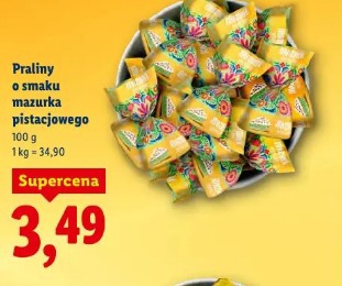 Praliny o smaku mazurka pistacjowego