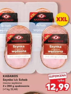 Szynka lub Schab mocno wędzone Kabanos