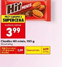 Ciastka Hit minis, 130 g