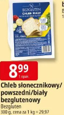 Chleb słonecznikowy/powszedni/biały bezglutenowy Bezgluten