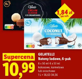 Gelatelli Batony lodowe, 6-pak