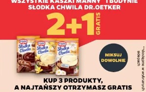 Wszystkie kaszki manny i budynie Słodka Chwila Dr.Oetker