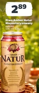 Piwo Amber Natur Niepasteryzowany