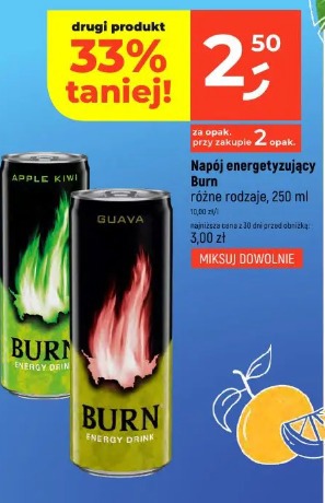 Napój energetyzujący Burn