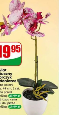 Kwiat sztuczny storczyk w doniczce