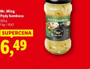 Mr. Ming Pędy bambusa