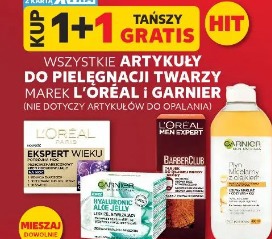 Wszystkie artykuły do pielęgnacji twarzy marek L'Oréal i Garnier
