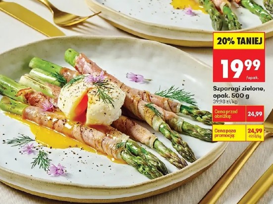 Szparagi zielone, opak. 500g