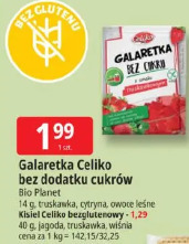 Galaretka Celiko bez dodatku cukrów Bio Planet