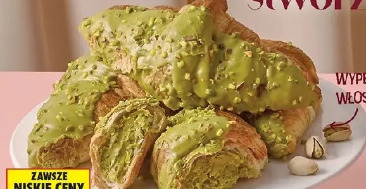 Croissant z nadzieniem i polewą