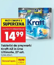 Tabletki do zmywarki Kraft All in One Ultimate