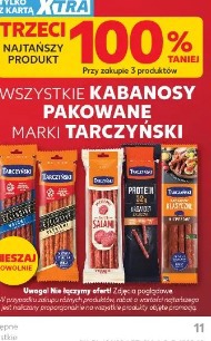 Wszystkie kabanosy pakowane marki Tarczyński