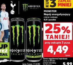 Monster Napój energetyzujący różne rodzaje