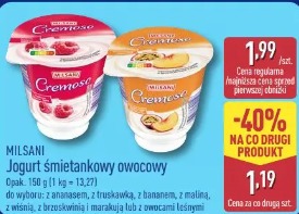 Milsani Jogurt śmietankowy owocowy