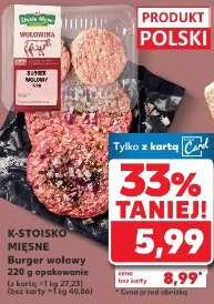 Burger wołowy K-Stoisko Mięsne