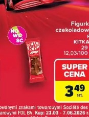 Figurka czekoladowa KITKAT