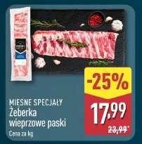MIĘSNE SPECJAŁY Żeberka wieprzowe paski