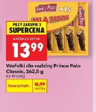 Wafelki dla rodziny Prince Polo Classic
