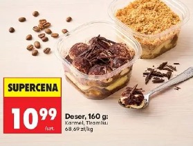 Deser karmel, tiramisu