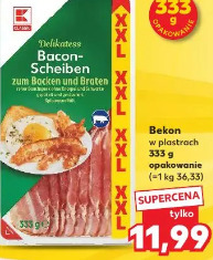 Bekon w plastrach
