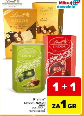 Praliny Lindor, Nuxor Lindt