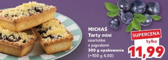Michaś tarty mini szarlotka z jagodami