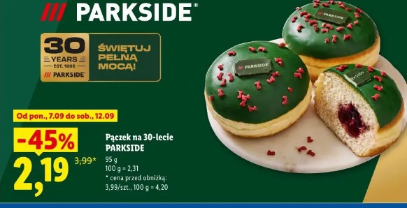 Pączek na 30-lecie PARKSIDE