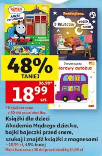 Książki dla dzieci Akademia Mądrego dziecka, bajki bajeczki przed snem, szukaj i znajdź książki z magnesami