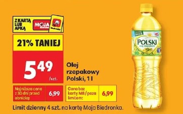 Olej rzepakowy Polski
