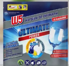 W5 Kapsułki do zmywarki Ultimate Power